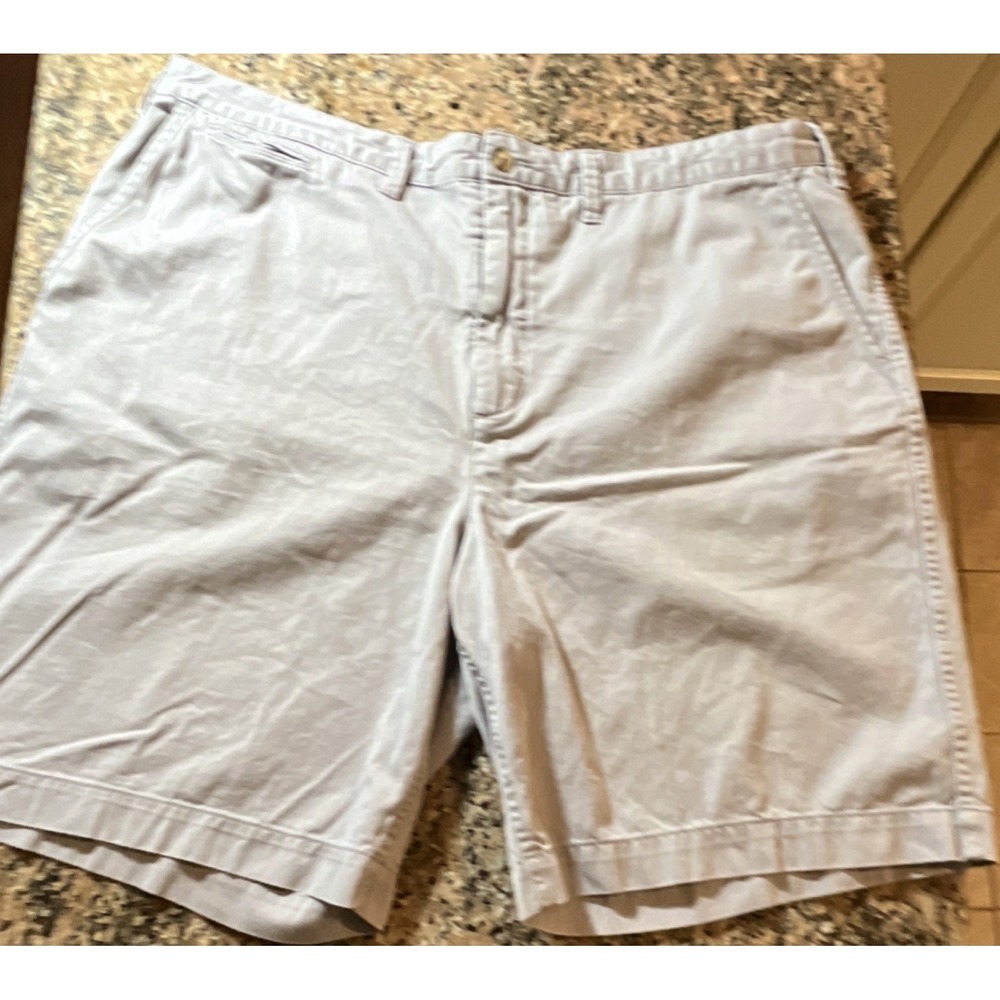 Polo Ralph Lauren Mens Relaxed Fit Gray Chino Shorts Embroidered Logo Size 42
